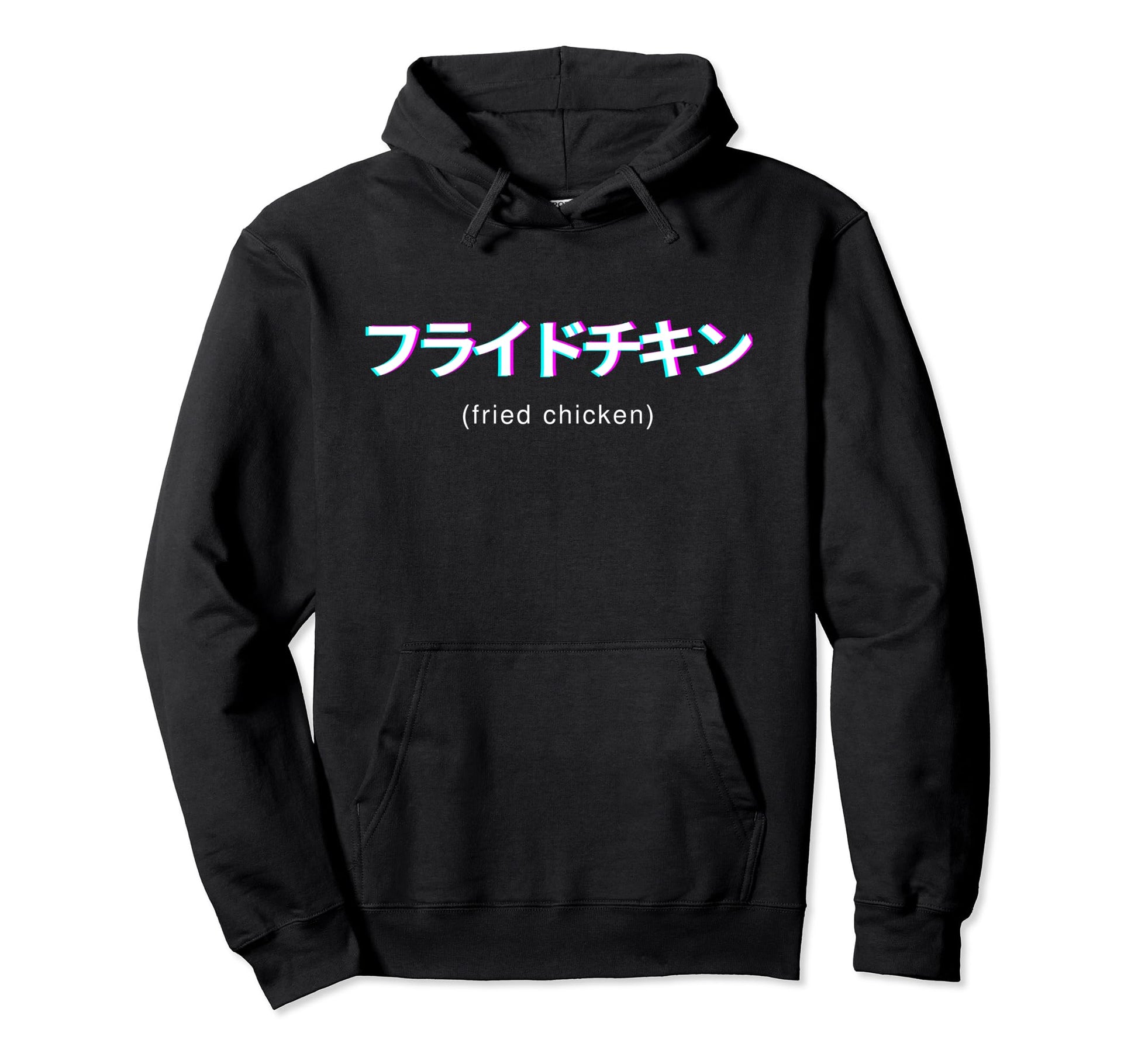 Fried Chicken Lover Japanese Text Hoodie - Fun Novelty Design Unisex - T-Shirt, Sweatshirt, Hoodie