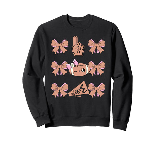 Cheerleader American Football Sweatshirt - Custom Art Print Men Women - T-Shirt, Sweatshirt, Hoodie
