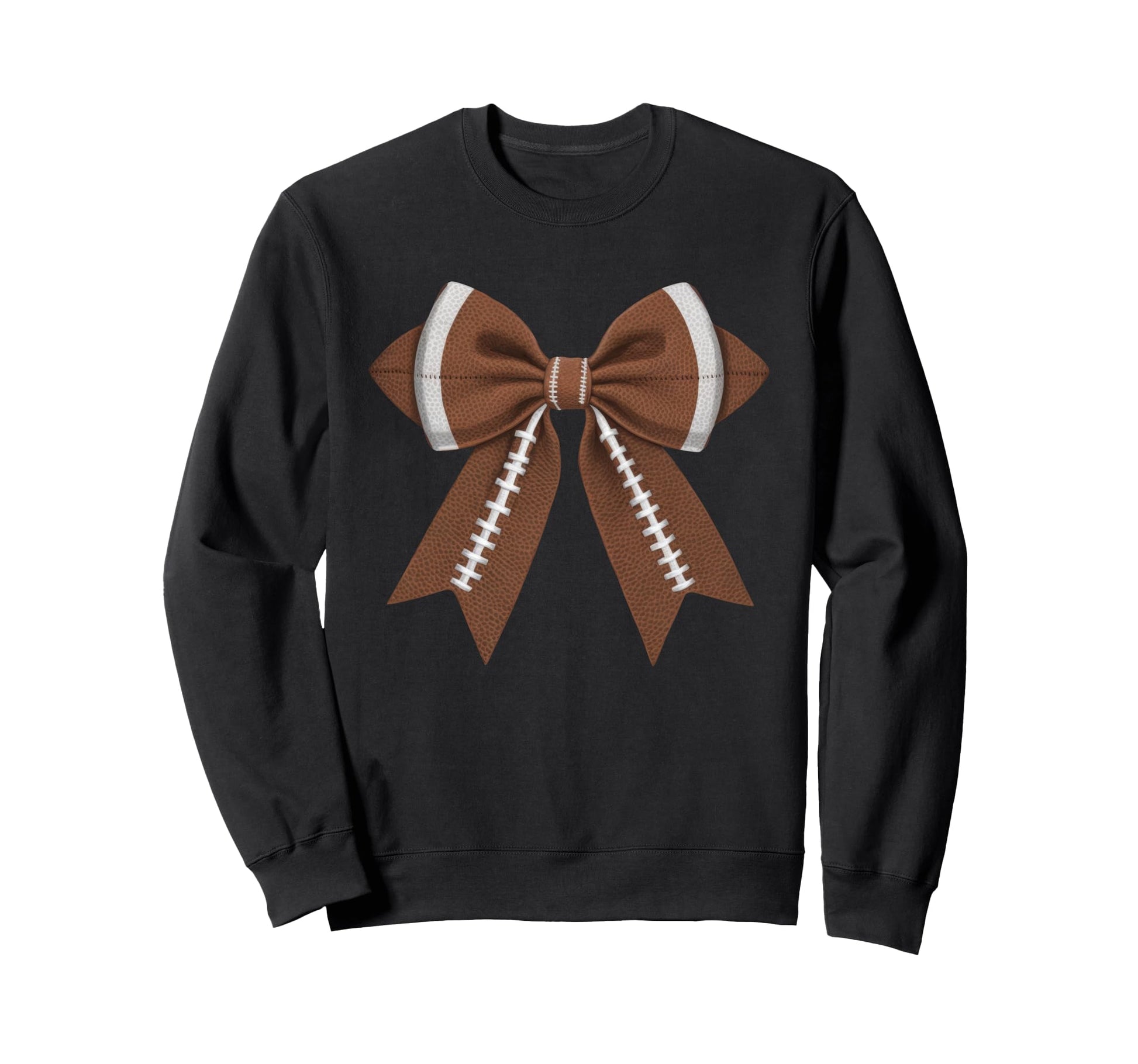Coquette Bow Funny Football Lover Sweatshirt - Minimalist Print for Adults - T-Shirt, Sweatshirt, Hoodie