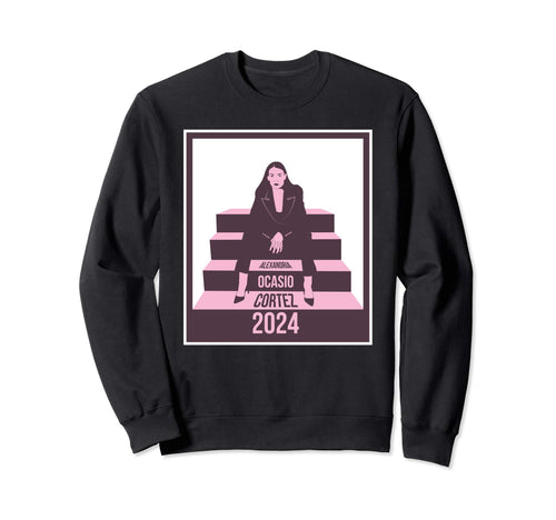 Aoc 2024 President Boho 80S Sweatshirt - Casual Everyday Wear Men Women - T-Shirt, Sweatshirt, Hoodie