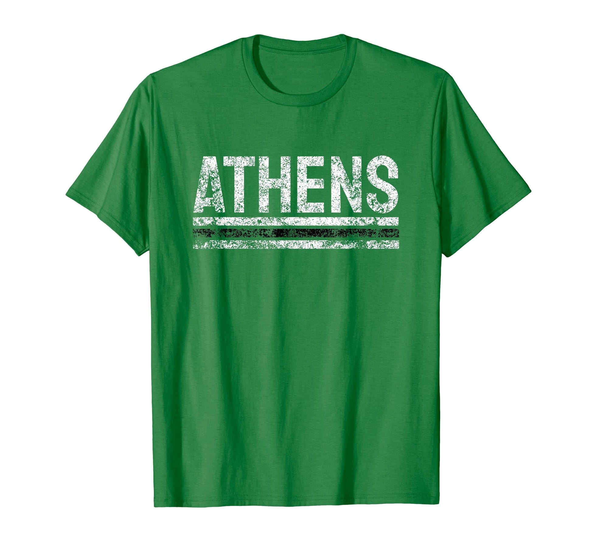 Athens Georgia Weathered Stripe T-Shirt - Trendy Graphic for Adults - T-Shirt, Sweatshirt, Hoodie