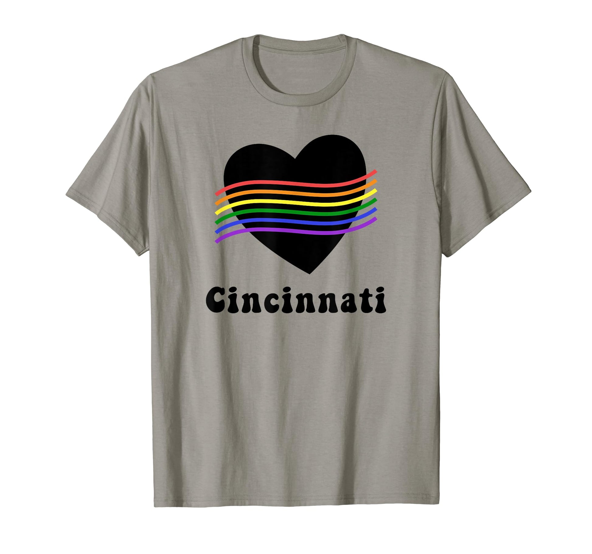 Cincinnati Lgbtq Lgbt Gay Pride Ohio T-Shirt - Trendy Graphic for Adults - T-Shirt, Sweatshirt, Hoodie