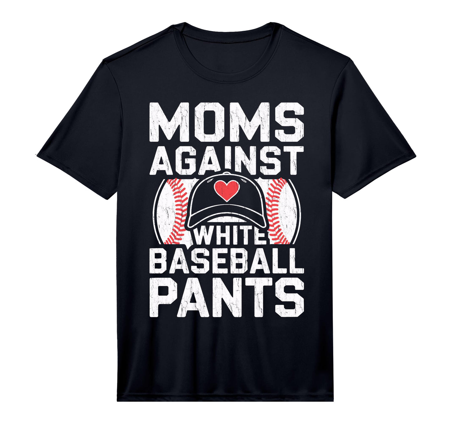 Funny Baseball Mothers Moms Against T-Shirt - Trendy Graphic for Adults - T-Shirt, Sweatshirt, Hoodie