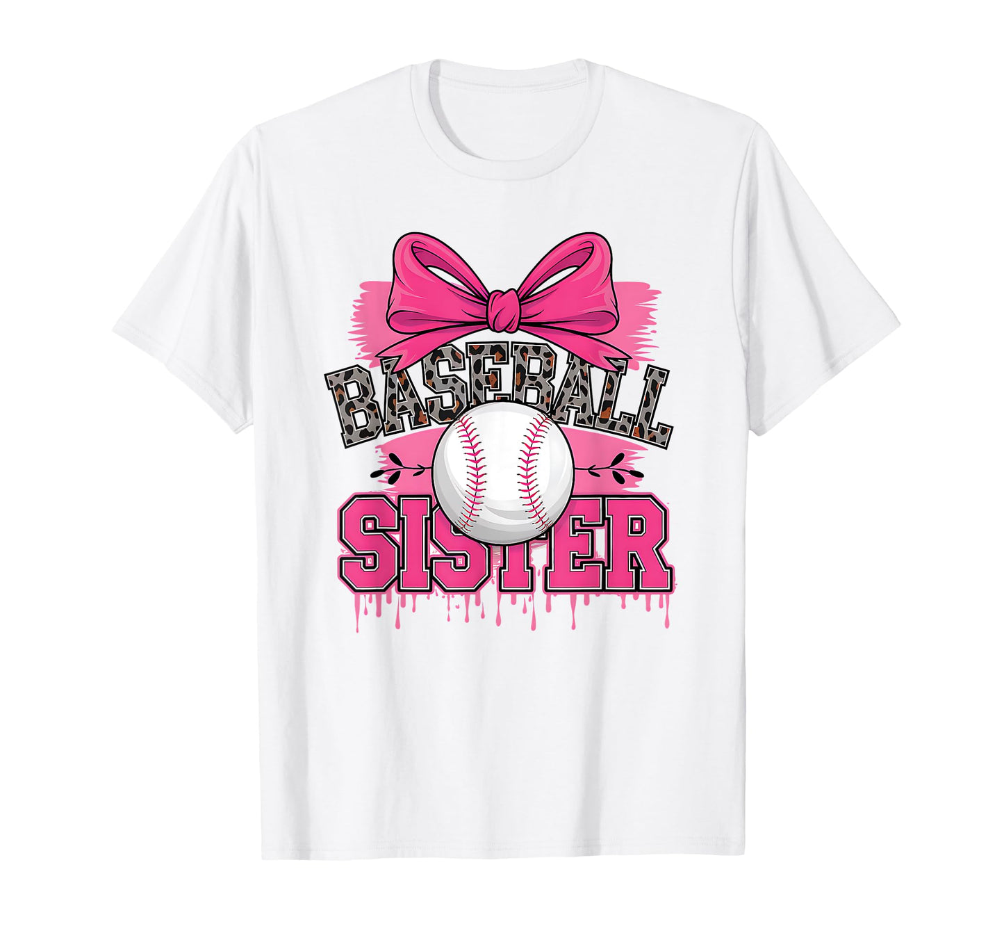 Baseball Sister Drip Baseball Drip T-Shirt - Aesthetic Graphic for Adults - T-Shirt, Sweatshirt, Hoodie
