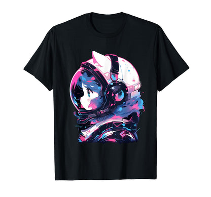 80S 90S Aesthetic Vaporwave Space Cat T-Shirt - Graphic Print for Adults - T-Shirt, Sweatshirt, Hoodie