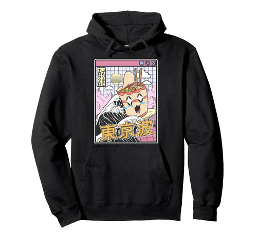 Instant Ramen Noodles Surfing Japanese Hoodie - Novelty Apparel for Adults - T-Shirt, Sweatshirt, Hoodie