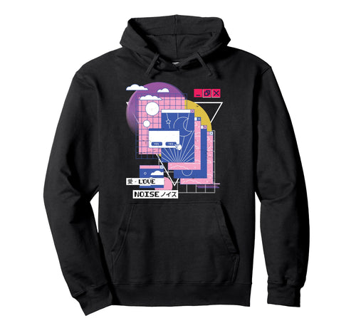 Vaporwave Aesthetic Japanese Hoodie - Casual Everyday Wear Men Women - T-Shirt, Sweatshirt, Hoodie