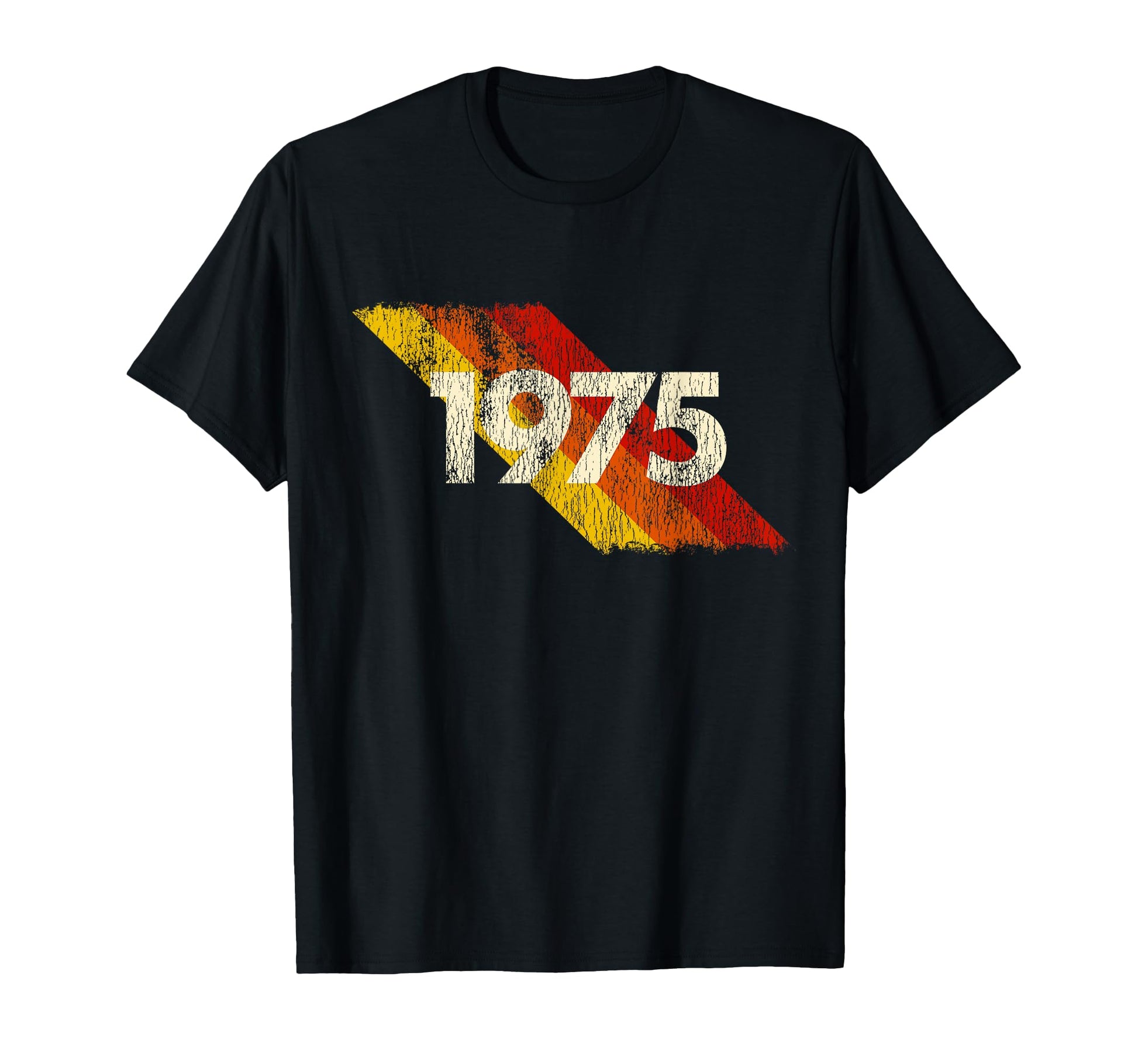 1975 Year Birth Stripes Birthday T-Shirt - Aesthetic Graphic Men Women - T-Shirt, Sweatshirt, Hoodie