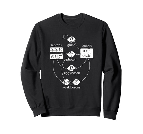Word Game Model Particles Higgs Boson Sweatshirt - Trendy Graphic Unisex - T-Shirt, Sweatshirt, Hoodie