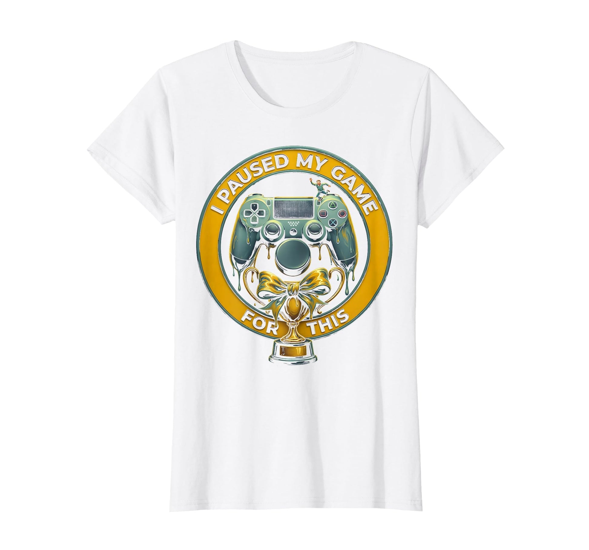 I Paused My Game This Funny Fathers Day T-Shirt - Graphic Print Unisex - T-Shirt, Sweatshirt, Hoodie