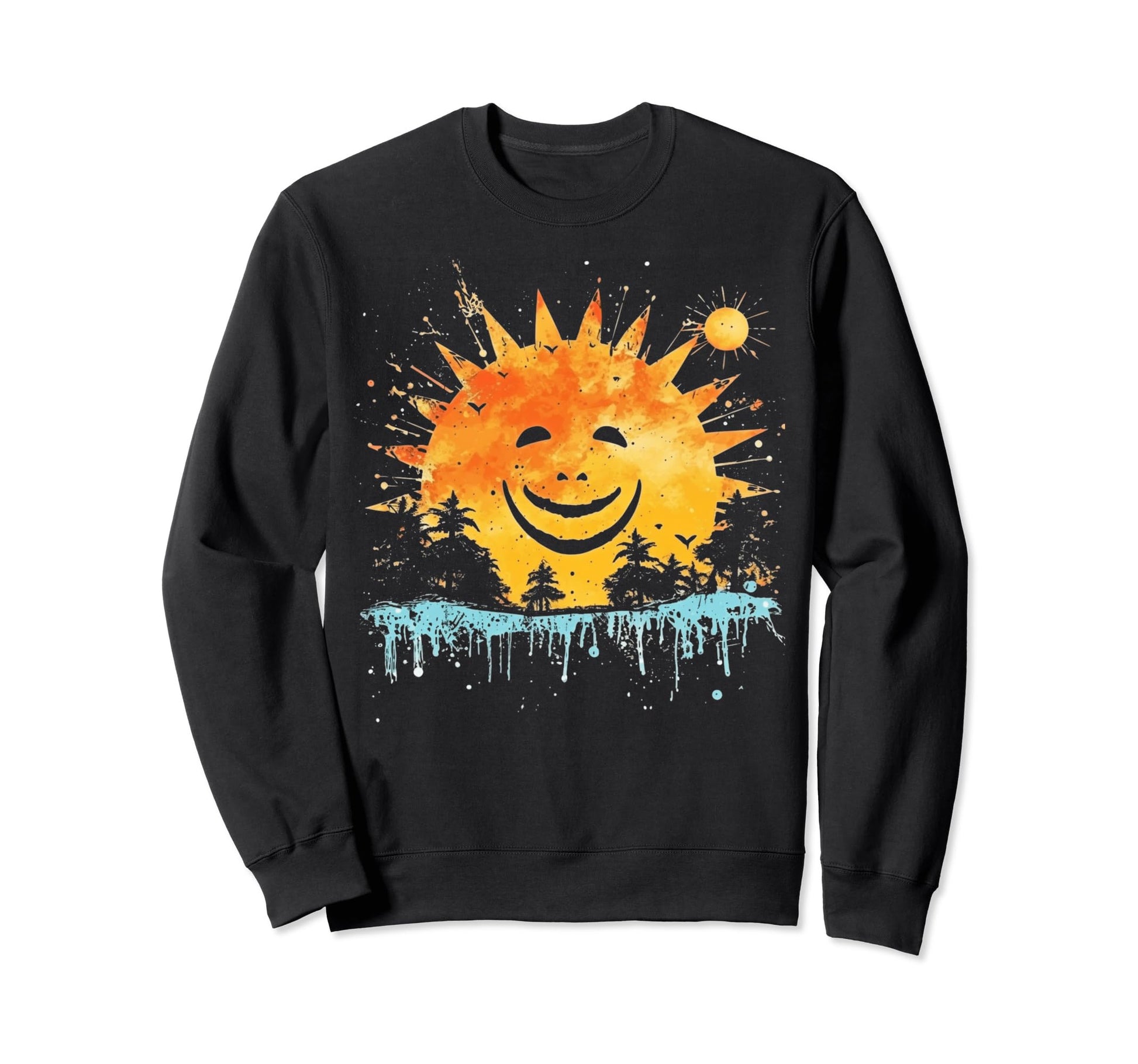 Sun Boho Groovy Sunshine Grunge 32 Sweatshirt - Aesthetic Graphic Unisex - T-Shirt, Sweatshirt, Hoodie