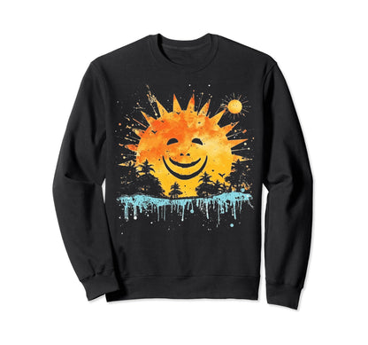 Sun Boho Groovy Sunshine Grunge 32 Sweatshirt - Aesthetic Graphic Unisex - T-Shirt, Sweatshirt, Hoodie