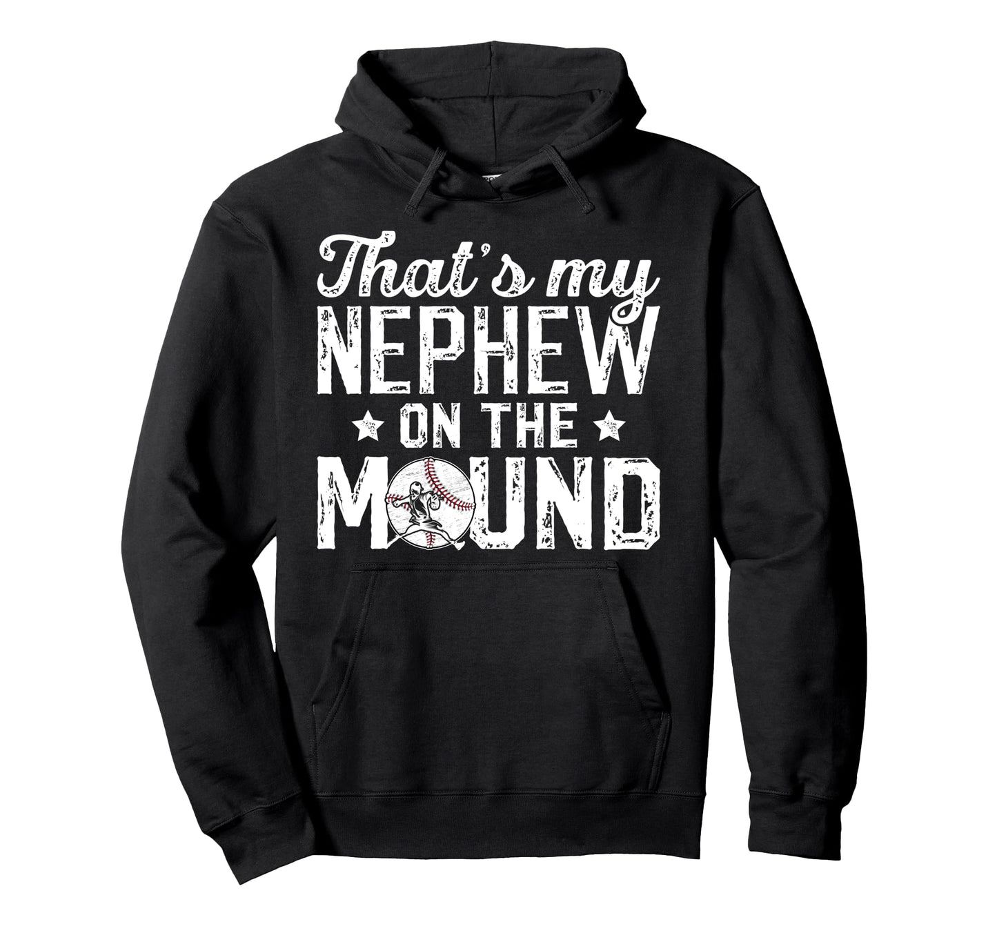 Proud Baseball Pitcher Uncle Baseball Hoodie - Trendy Graphic Men Women - T-Shirt, Sweatshirt, Hoodie