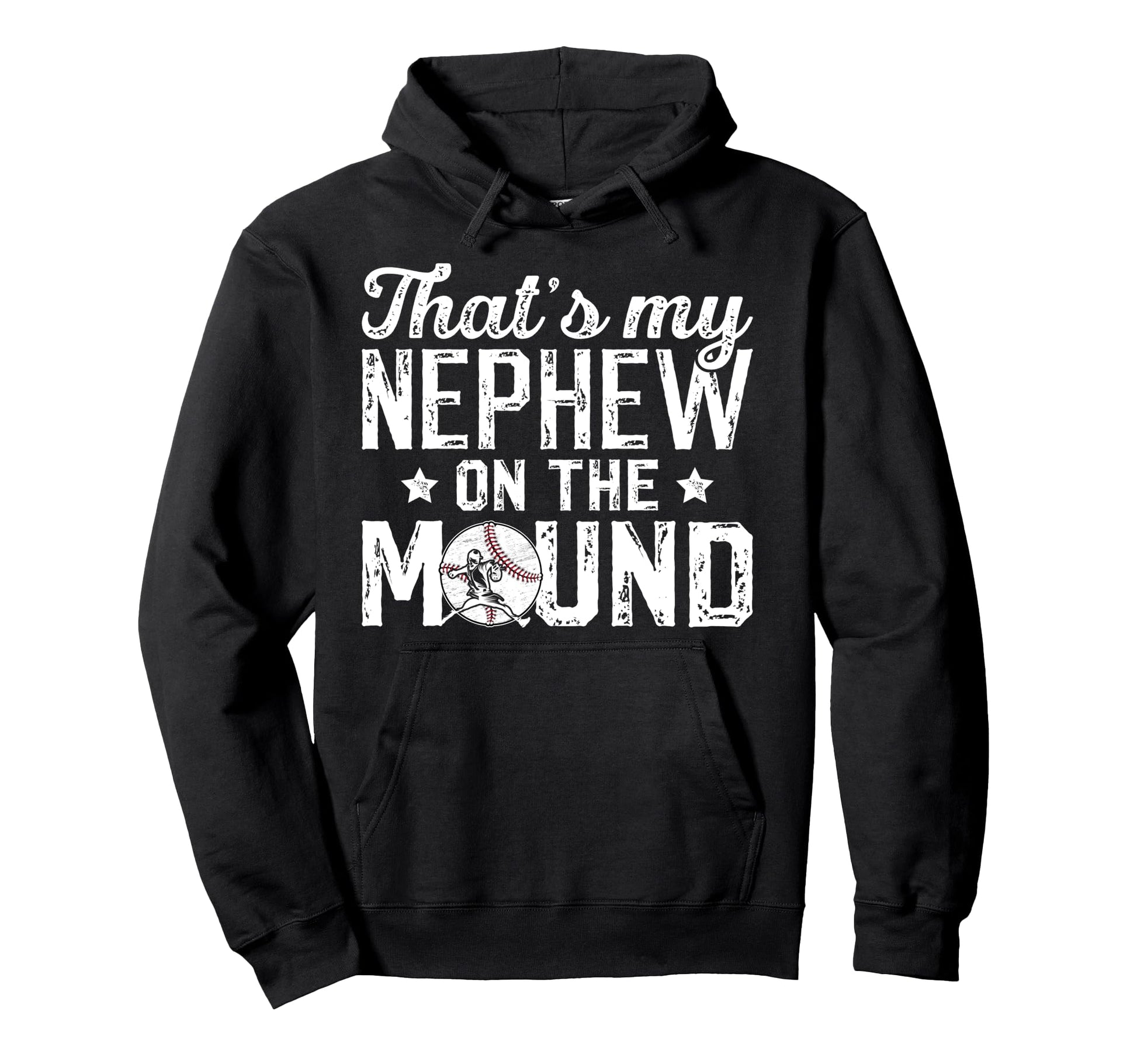 Proud Baseball Pitcher Uncle Baseball Hoodie - Trendy Graphic Men Women - T-Shirt, Sweatshirt, Hoodie