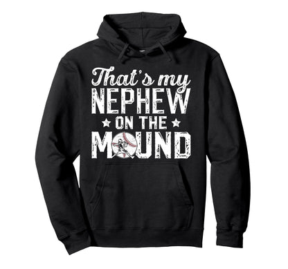 Proud Baseball Pitcher Uncle Baseball Hoodie - Trendy Graphic Men Women - T-Shirt, Sweatshirt, Hoodie