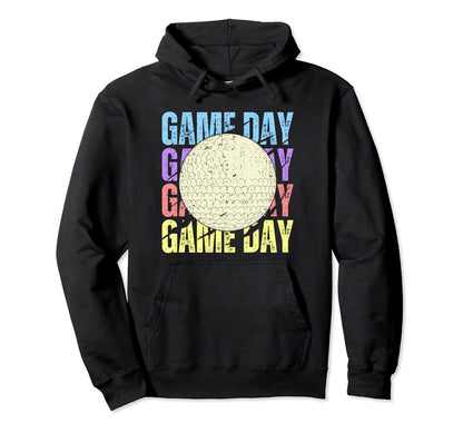 Game Day Golf Lovers Mom Mothers Hoodie - Fun Novelty Design for Adults - T-Shirt, Sweatshirt, Hoodie