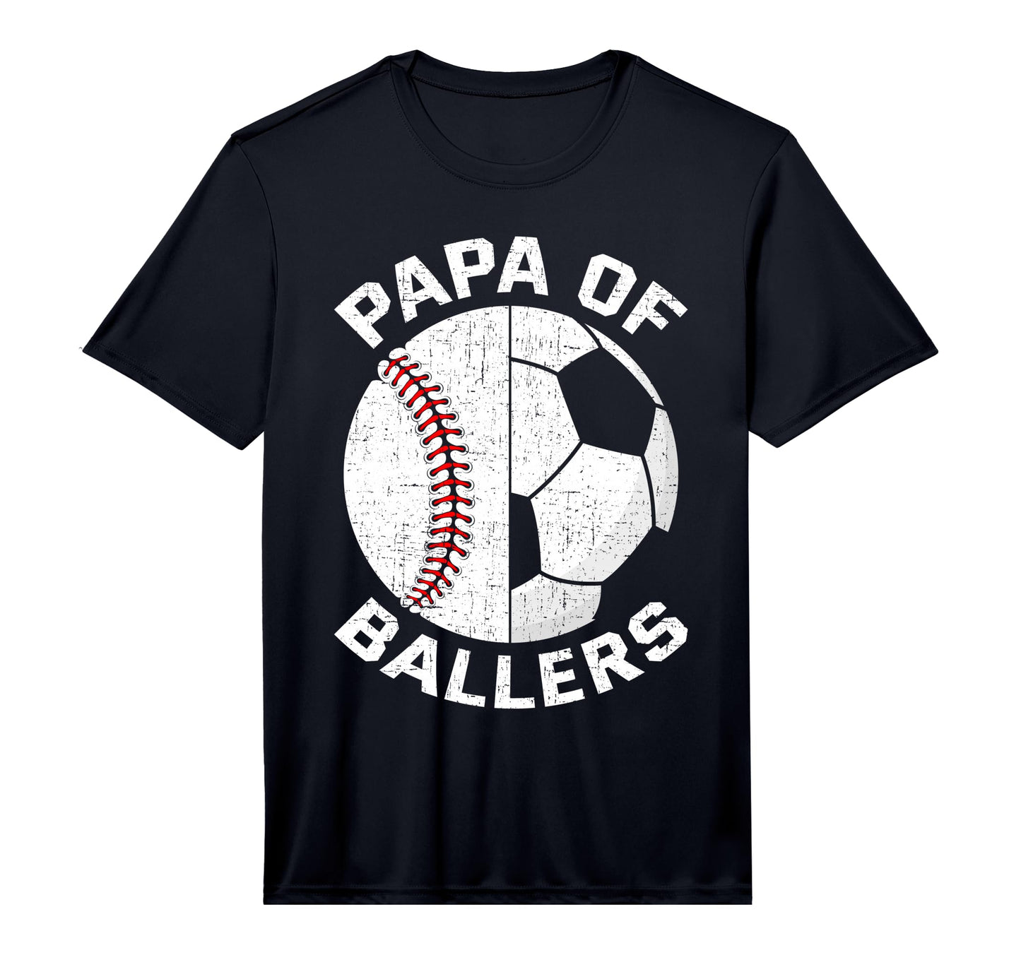 Funny Papa Son Daughter Ballers Baseball T-Shirt - Trendy Graphic Unisex - T-Shirt, Sweatshirt, Hoodie