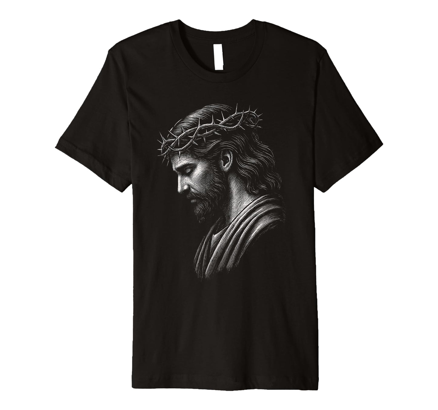 Jesus Face 90S Grunge Jesus Christ T-Shirt - Custom Art Print Unisex - T-Shirt, Sweatshirt, Hoodie