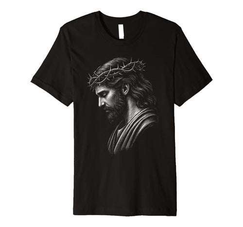 Jesus Face 90S Grunge Jesus Christ T-Shirt - Custom Art Print Unisex - T-Shirt, Sweatshirt, Hoodie