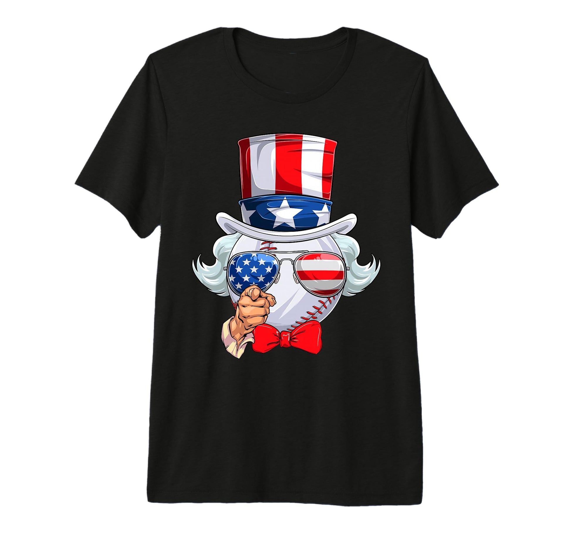 Funny Baseball Lovers Uncle Sam T-Shirt - Trendy Graphic for Adults - T-Shirt, Sweatshirt, Hoodie