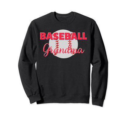 Baseball Grandma Family Matching Sweatshirt - Aesthetic Graphic for Adults - T-Shirt, Sweatshirt, Hoodie