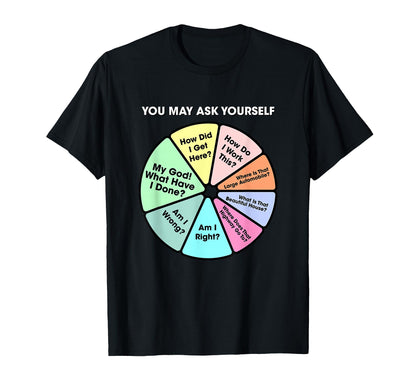 You May Ask Yourself 80S Pop Music Pie T-Shirt - Trendy Graphic Men Women - T-Shirt, Sweatshirt, Hoodie