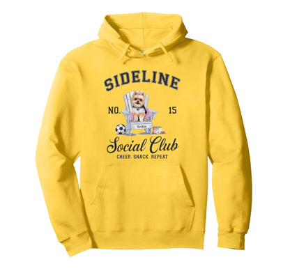 Sideline Social Club Soccer Mom Game Hoodie - Streetwear Style for Adults - T-Shirt, Sweatshirt, Hoodie