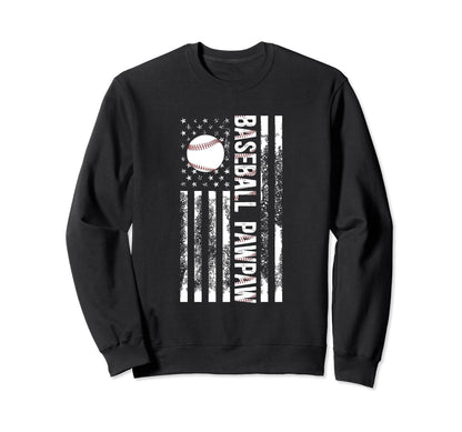 Baseball Pawpaw Baseball Player Sweatshirt - Trendy Graphic Men Women - T-Shirt, Sweatshirt, Hoodie