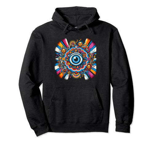 Kidcore Aesthetic Eyes Flower Hoodie - Casual Everyday Wear for Adults - T-Shirt, Sweatshirt, Hoodie