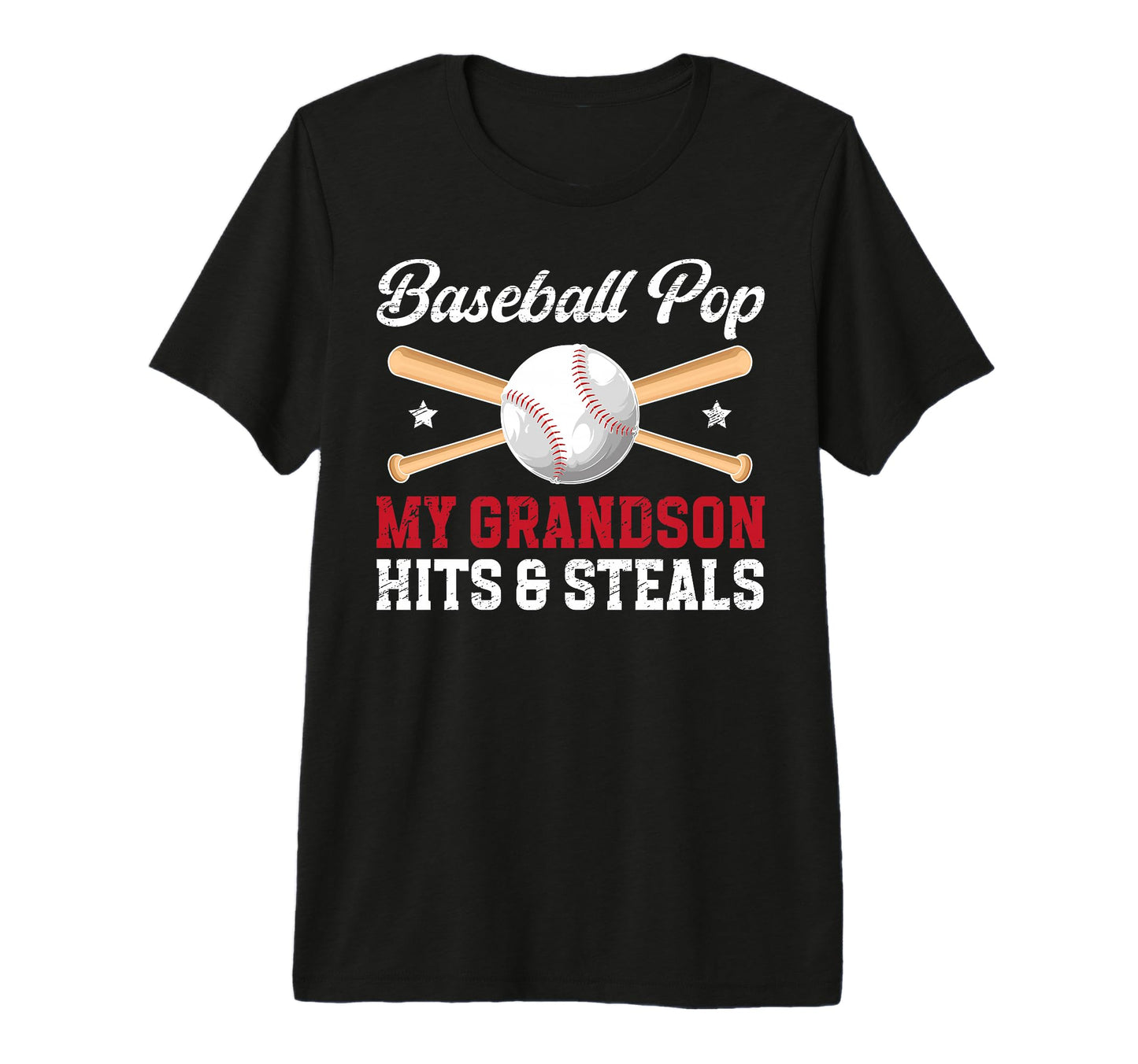 Mens Baseball Pop Funny Grandpa Pop T-Shirt - Aesthetic Graphic Unisex - T-Shirt, Sweatshirt, Hoodie