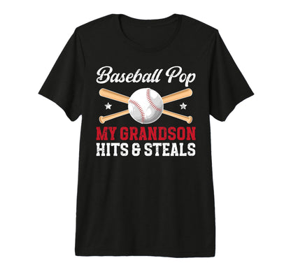 Mens Baseball Pop Funny Grandpa Pop T-Shirt - Aesthetic Graphic Unisex - T-Shirt, Sweatshirt, Hoodie