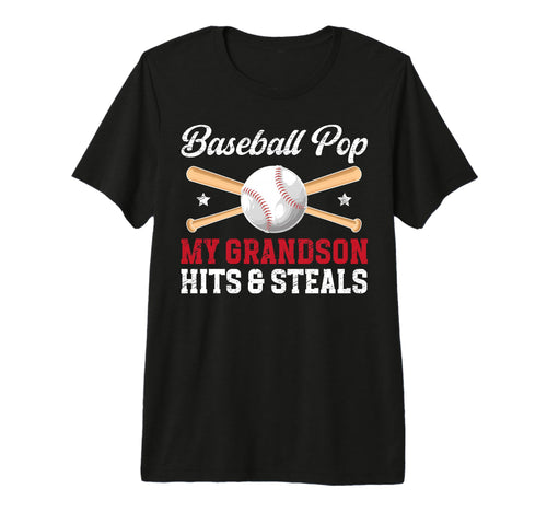 Mens Baseball Pop Funny Grandpa Pop T-Shirt - Aesthetic Graphic Unisex - T-Shirt, Sweatshirt, Hoodie