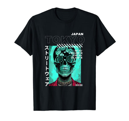Japanese Streetwear Vaporwave Otaku T-Shirt - Graphic Print for Adults - T-Shirt, Sweatshirt, Hoodie