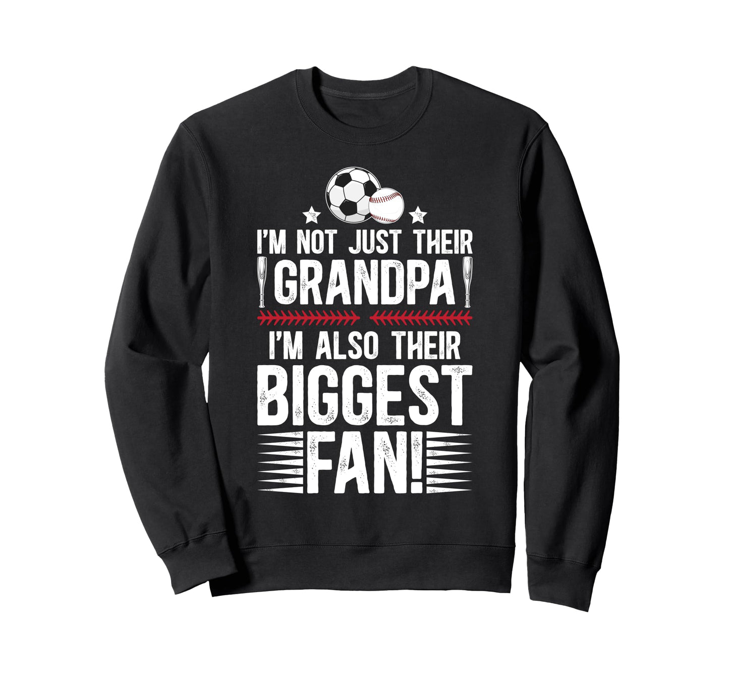 Their Biggest Fan Baseball Soccer Sweatshirt - Unique Graphic for Adults - T-Shirt, Sweatshirt, Hoodie