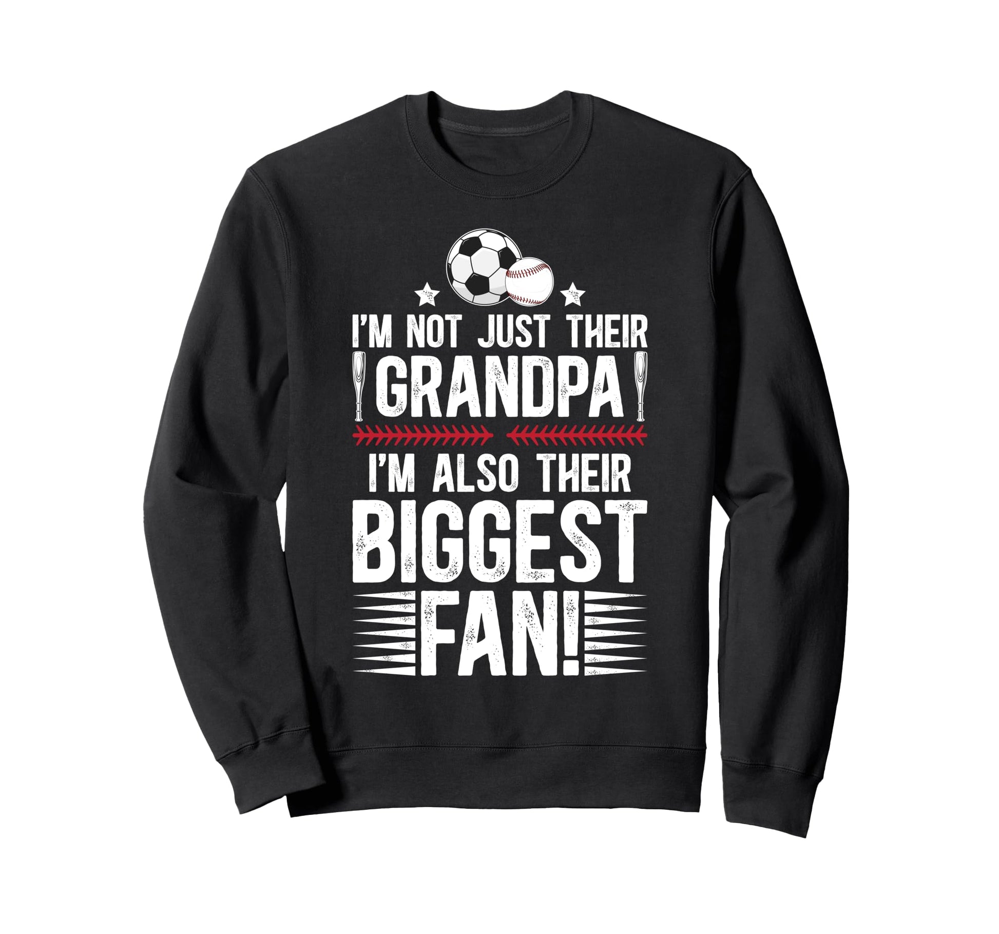 Their Biggest Fan Baseball Soccer Sweatshirt - Unique Graphic for Adults - T-Shirt, Sweatshirt, Hoodie