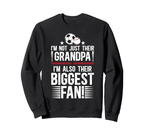 Their Biggest Fan Baseball Soccer Sweatshirt - Unique Graphic for Adults - T-Shirt, Sweatshirt, Hoodie