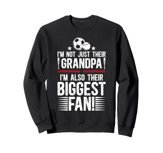 Their Biggest Fan Baseball Soccer Sweatshirt - Unique Graphic for Adults - T-Shirt, Sweatshirt, Hoodie