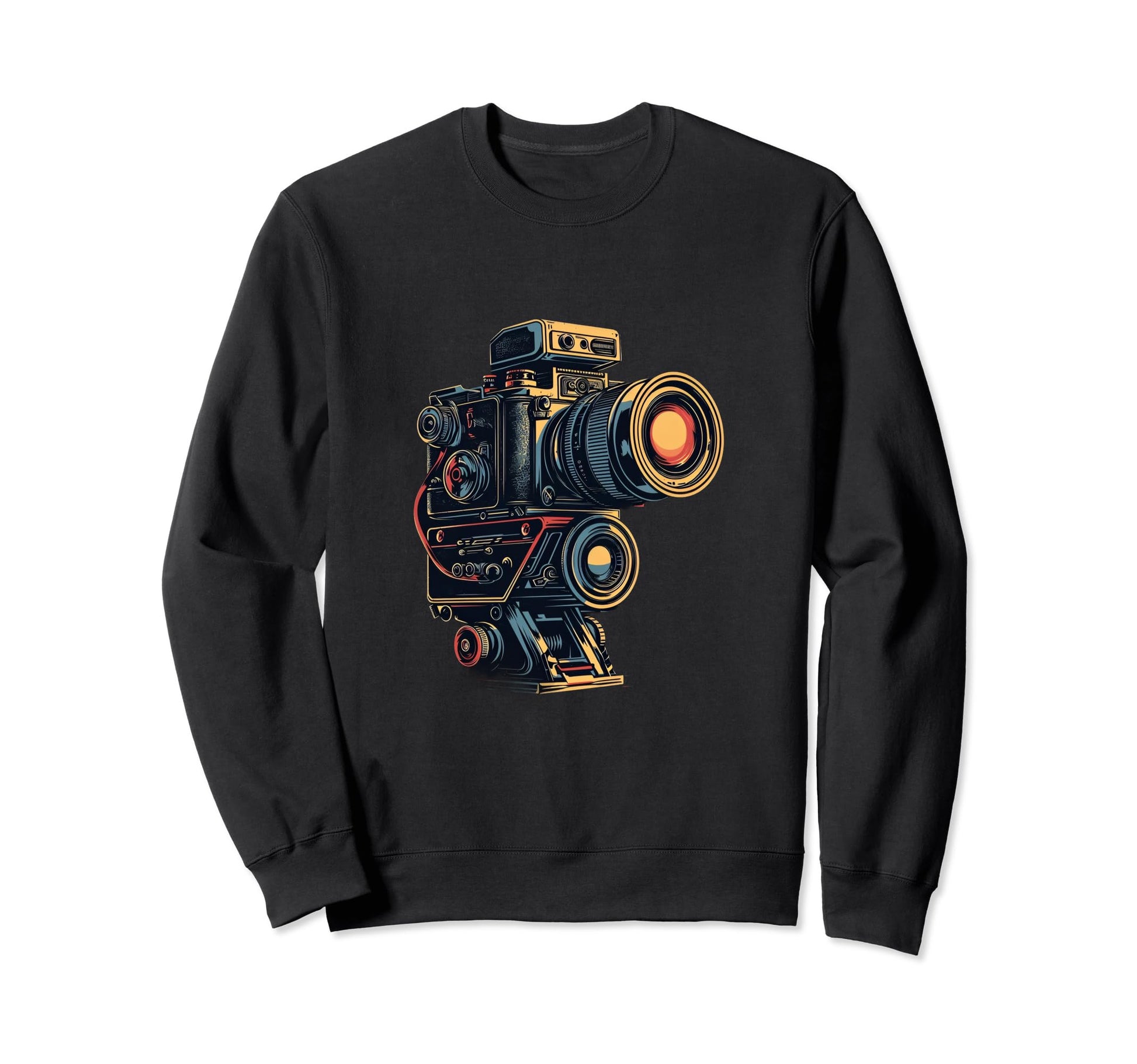 Photography Film Camera Sweatshirt - Custom Art Print for Adults - T-Shirt, Sweatshirt, Hoodie