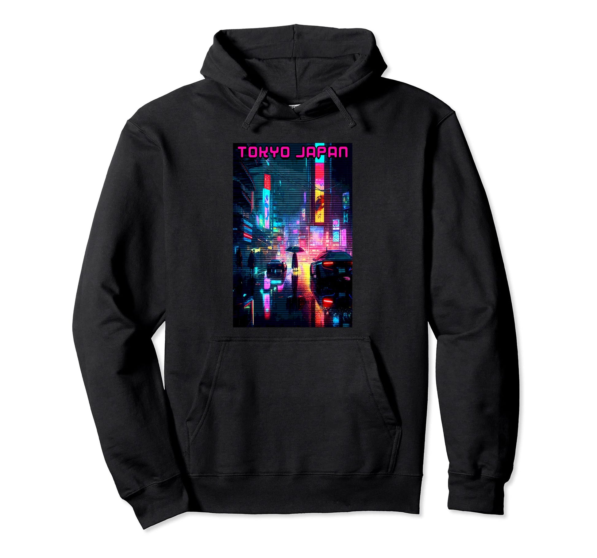 Tokyo Japan Travel Aesthetic Vaporwave Hoodie - Streetwear Style Men Women - T-Shirt, Sweatshirt, Hoodie