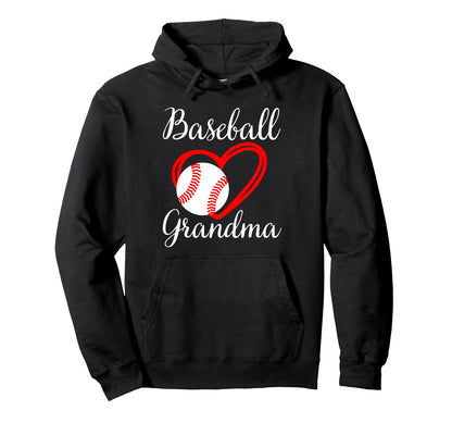 Baseball Grandma Grandma Baseball Mothers Hoodie - Custom Art Print Unisex - T-Shirt, Sweatshirt, Hoodie