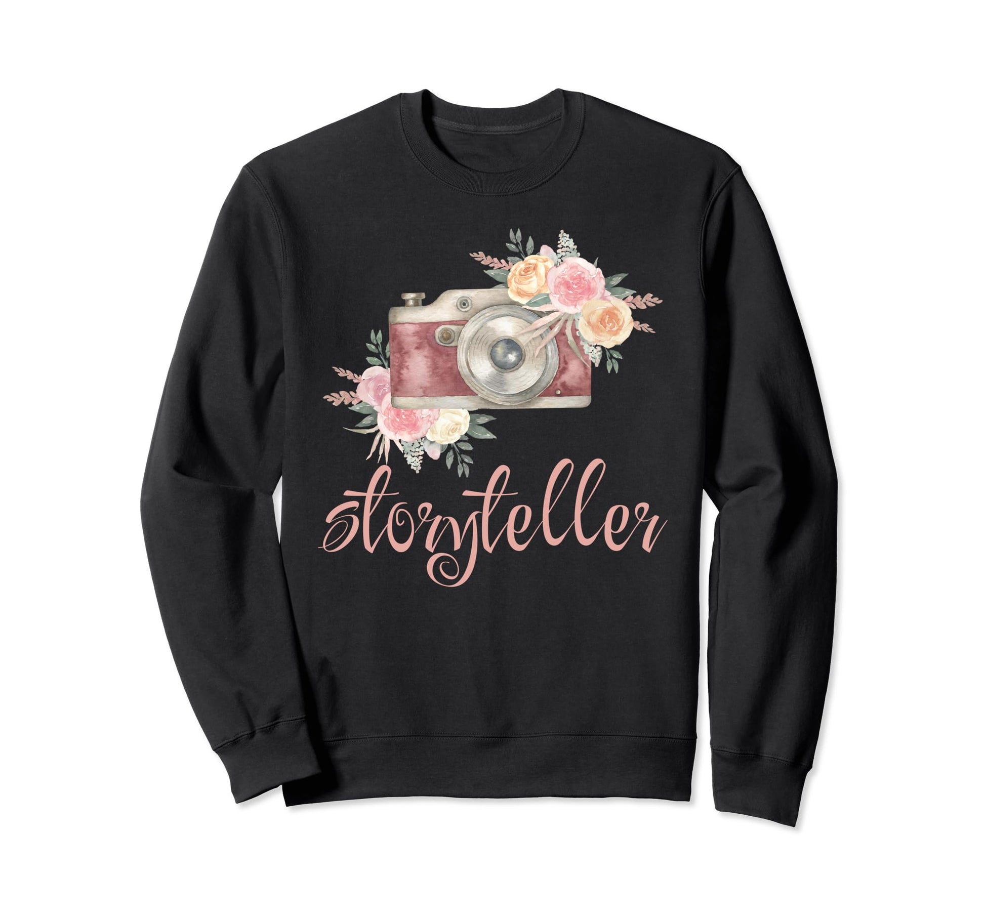Whimsical Storyteller Photography Sweatshirt - Trendy Graphic for Adults - T-Shirt, Sweatshirt, Hoodie