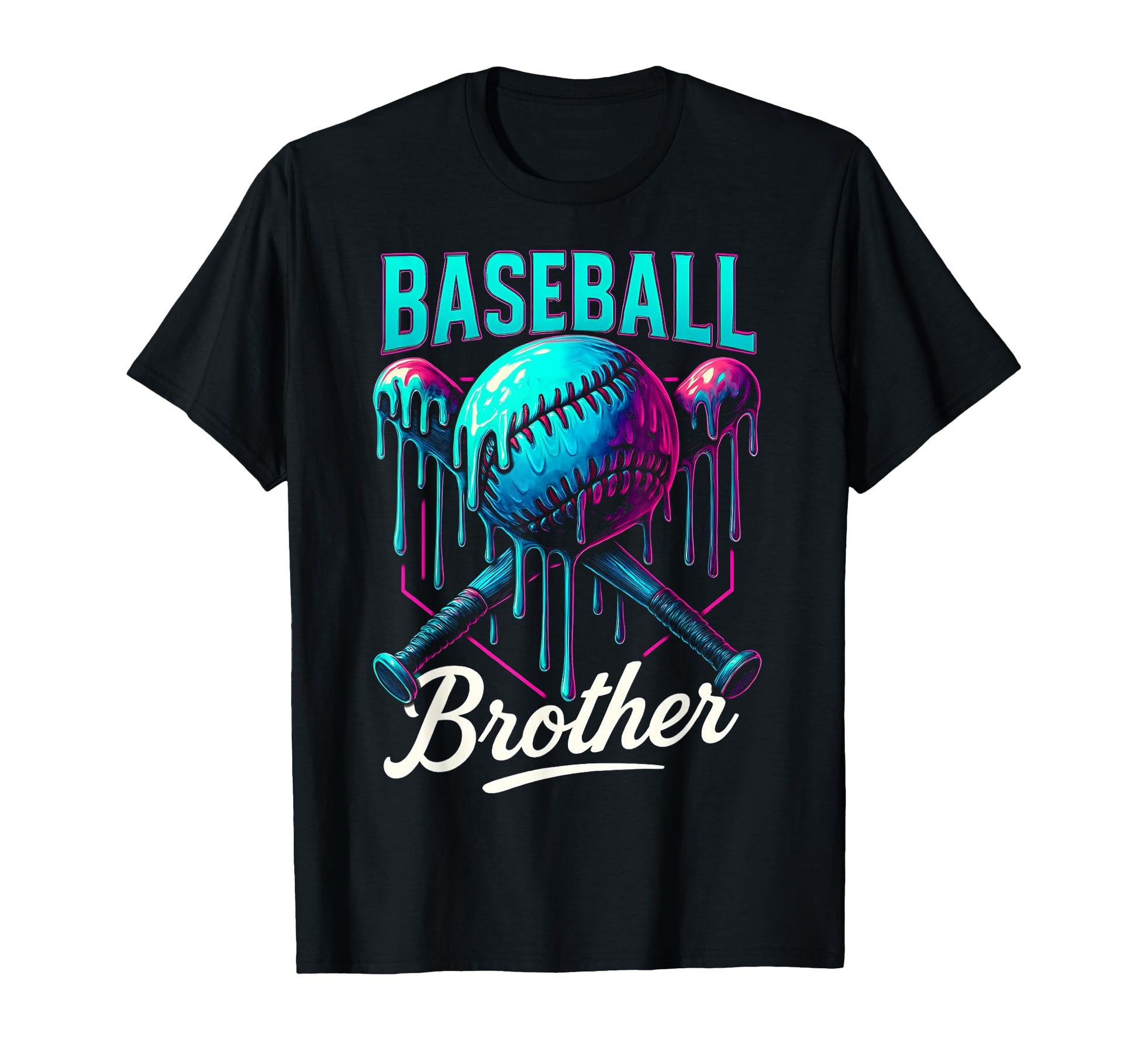Baseball Drip Brother Ice Cream Drip T-Shirt - Minimalist Print Unisex - T-Shirt, Sweatshirt, Hoodie