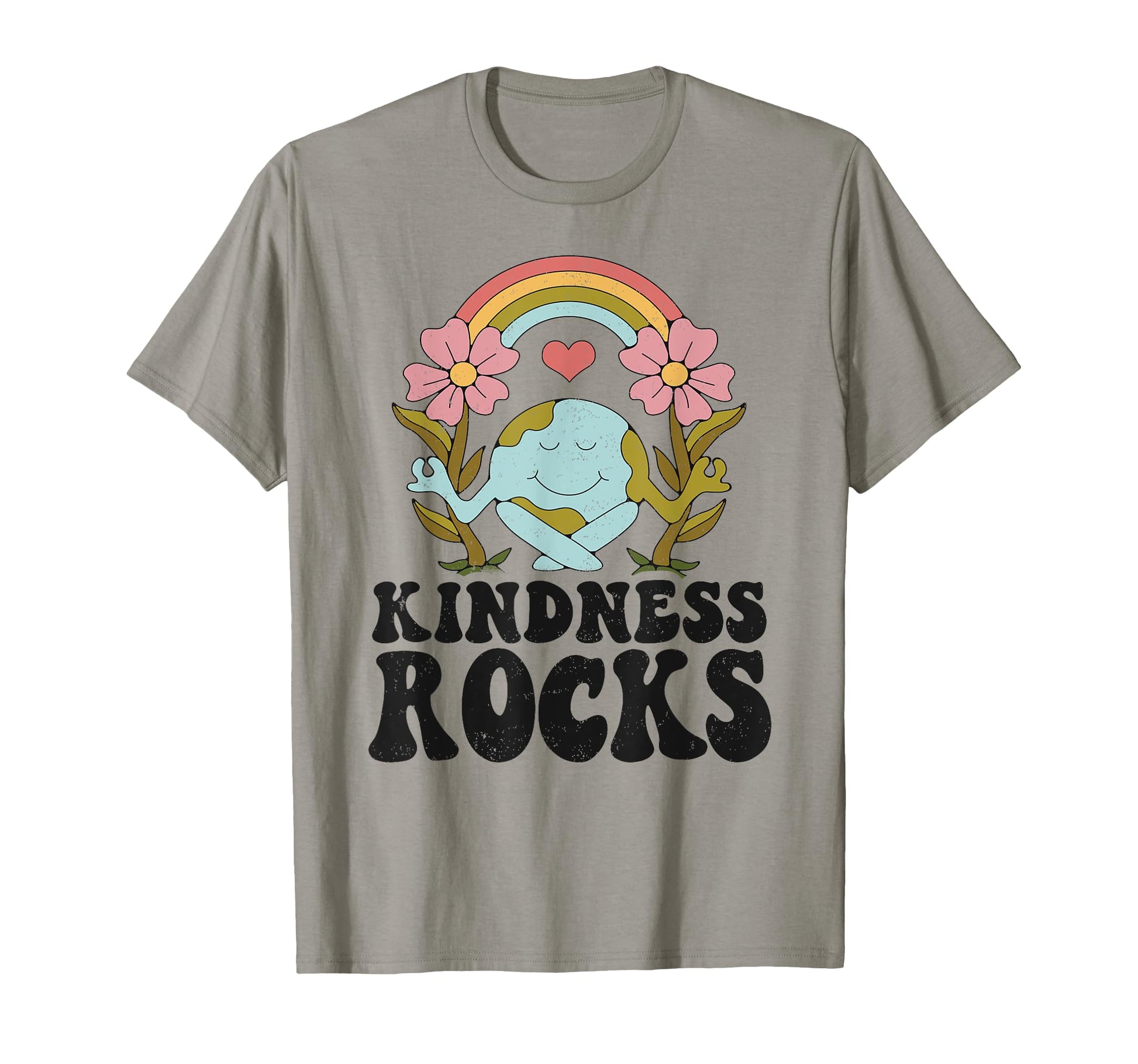 Earth Day Hippie Teacher Rainbow T-Shirt - Fun Novelty Design Unisex - T-Shirt, Sweatshirt, Hoodie