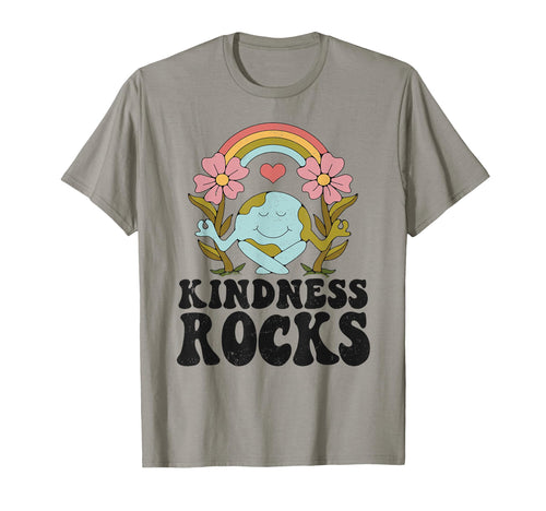 Earth Day Hippie Teacher Rainbow T-Shirt - Fun Novelty Design Unisex - T-Shirt, Sweatshirt, Hoodie