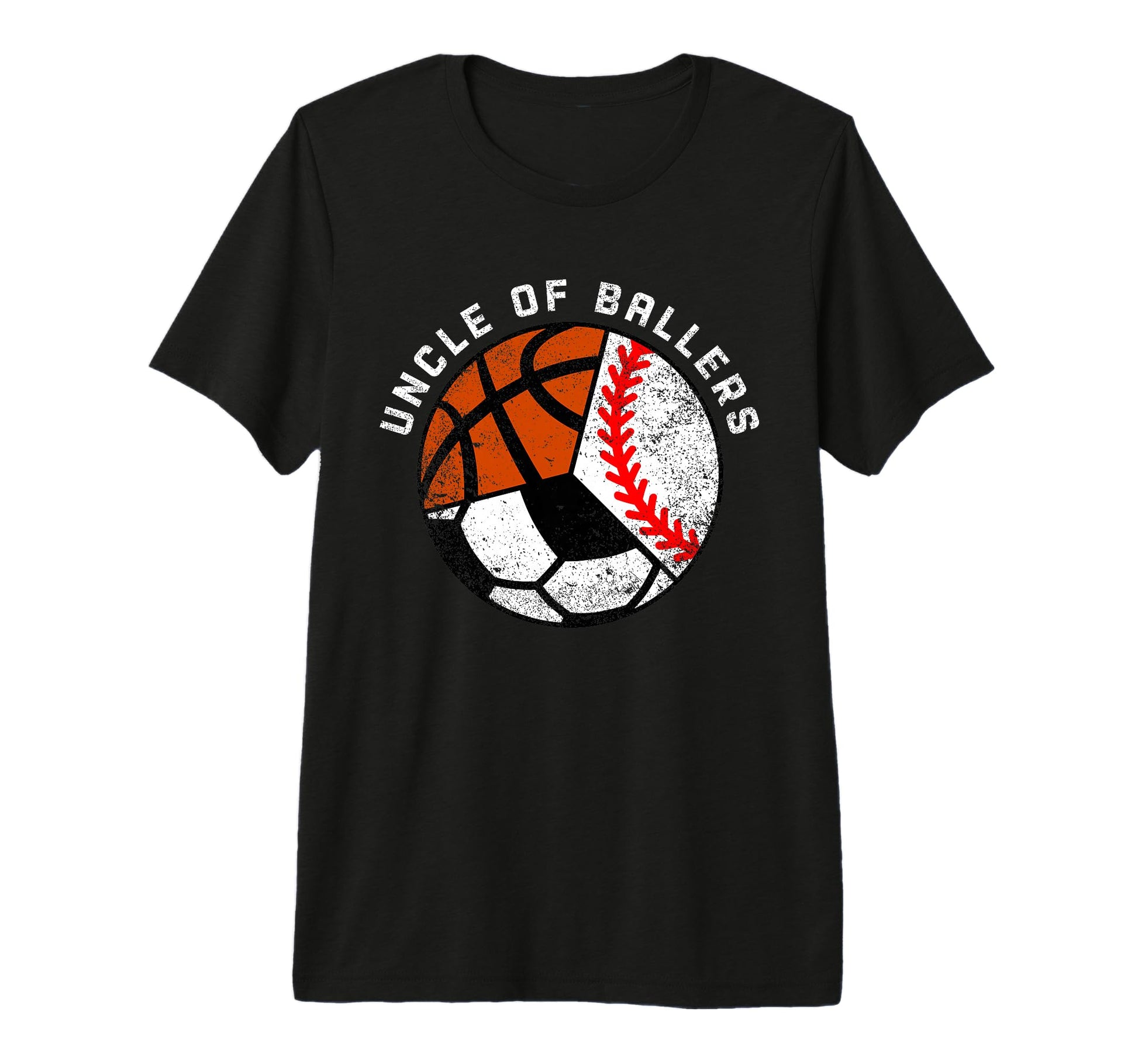 Mens Uncle Ballers Funny Baseball T-Shirt - Fun Novelty Design for Adults - T-Shirt, Sweatshirt, Hoodie