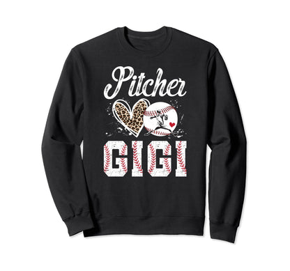 Baseball Pitcher Gigi Baseball Pitcher Sweatshirt - Unique Graphic Unisex - T-Shirt, Sweatshirt, Hoodie