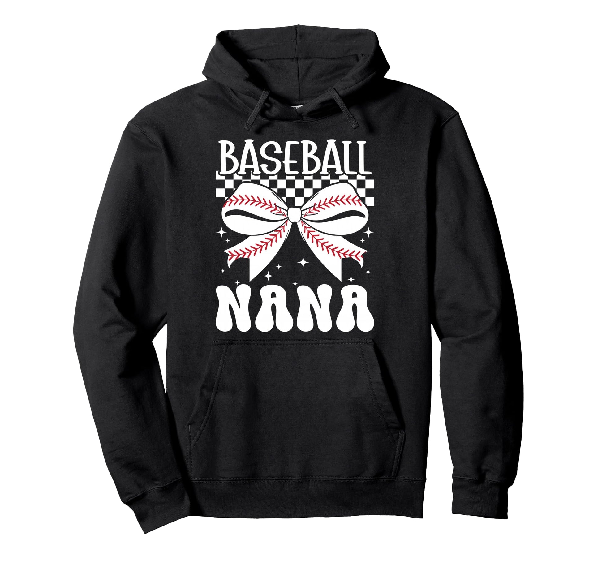 Baseball Nana Coquette Nana Baseball Hoodie - Novelty Apparel Unisex - T-Shirt, Sweatshirt, Hoodie