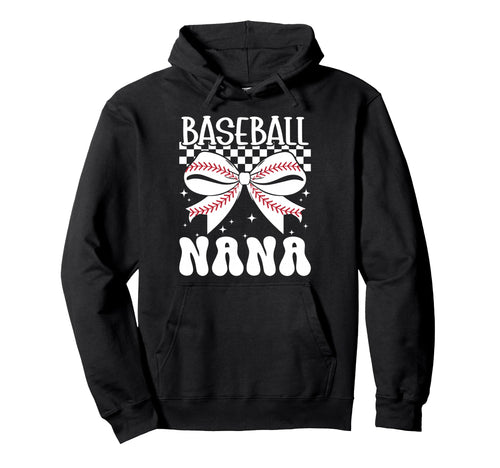 Baseball Nana Coquette Nana Baseball Hoodie - Novelty Apparel Unisex - T-Shirt, Sweatshirt, Hoodie