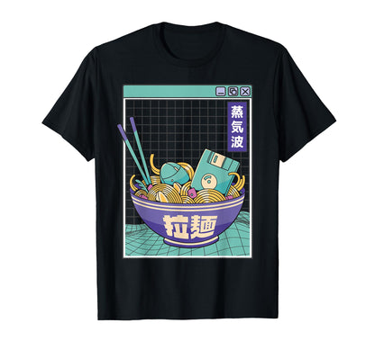 Ramen Noodles Bowl Kawaii Weirdcore T-Shirt - Streetwear Style Men Women - T-Shirt, Sweatshirt, Hoodie