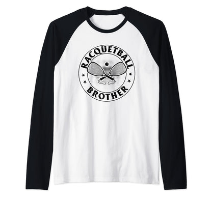 Playing Racquetball Brother T-Shirt - Custom Art Print for Adults - T-Shirt, Sweatshirt, Hoodie